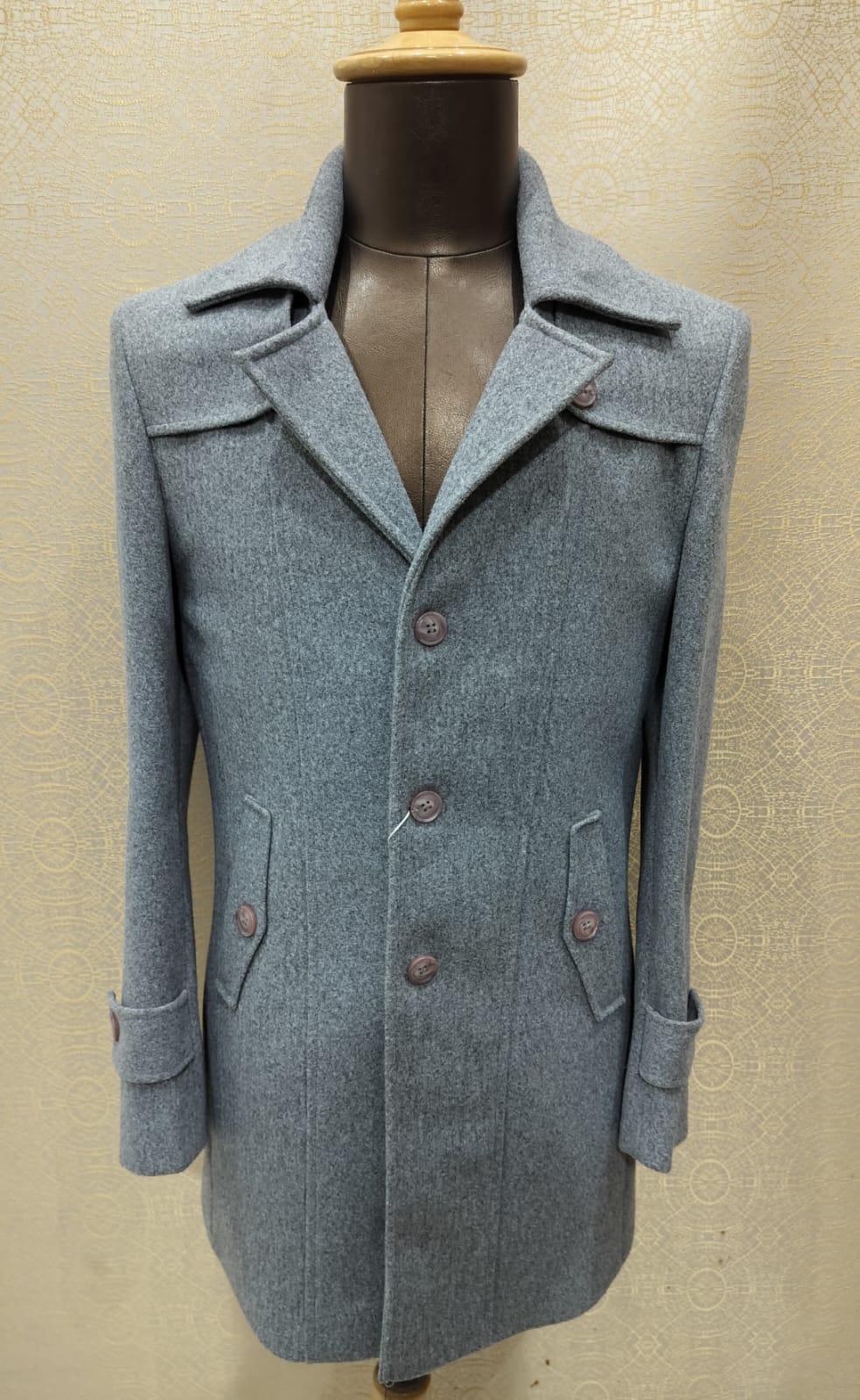Blazer long coat over coat